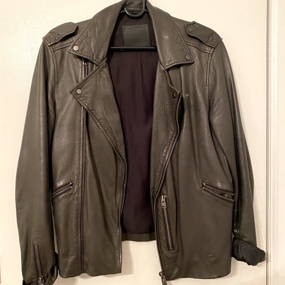 All Saints leather jacket